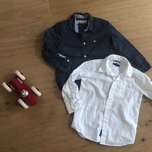 Two Boys Button Down Shirts